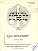 Guided Missiles and Rockets