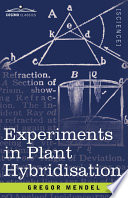 Experiments in Plant Hybridisation Book