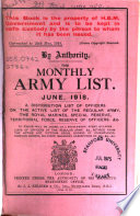 The Monthly Army List