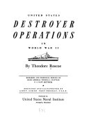 United States Destroyer Operations in World War II.