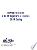 Selected Publications of the U S  Department of Education