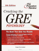 Cracking the GRE Psychology Test