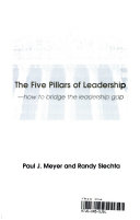 The 5 Pillars of Leadership Book PDF