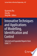 Innovative Techniques and Applications of Modelling  Identification and Control Book