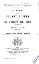 Calendar of the Stuart Papers Belonging to His Majesty the King Book