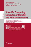 Scientific Computing, Computer Arithmetic, and Validated Numerics