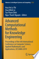 Advanced Computational Methods for Knowledge Engineering Book