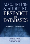 Accounting and Auditing Research and Databases Book