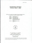 Government Reports Annual Index