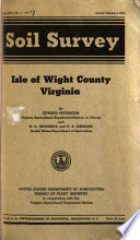 Soil survey of Isle of Wight County  Virginia