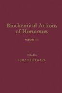 Biochemical Actions of Hormones