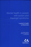 Mental Health in People with Autism and Asperger Syndrome