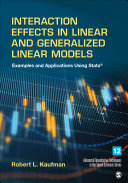 Interaction Effects in Linear and Generalized Linear Models