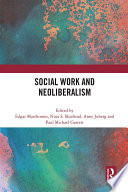 Social Work and Neoliberalism Book