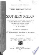 The Resources of Southern Oregon Book