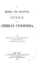 The American Cyclopaedia  a Popular Dictionary of General Knowledge