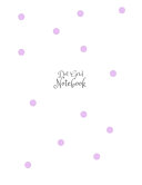 Purple Pastel Stylish Modern Dotted Notebook Dot Grid Sketcher 8 5 X 11 Large Journal