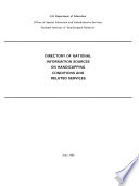 Directory of National Information Sources on Handicapping Conditions and Related Services
