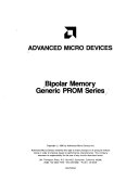 Bipolar Memory Generic PROM Series Book