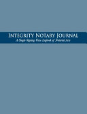 Integrity Notary Journal