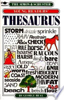 The Simon and Schuster Young Readers  Thesaurus Book