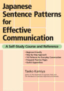 Japanese Sentence Patterns for Effective Communication