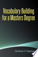Vocabulary Building for a Masters Degree Book