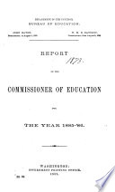 Annual Report of the Commissioner of Education Book