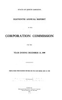 Report of the Corporation Commission