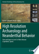 High Resolution Archaeology and Neanderthal Behavior Book