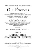 The Design and Construction of Oil Engines