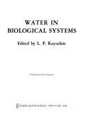 Water In Biological Systems