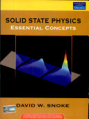 Solid State Physics  Essential Concepts Book