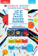 Book Oswaal JEE  Main  Solved Papers Chapterwise   Topicwise 2019 2021  2022 Exam  Mathematics Cover