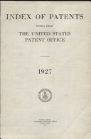 Index of Patents Issued from the United States Patent Office