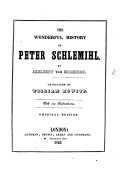 Peter Schlemihl's wundersame Geschichte ... Fünfte Auflage. (The Wonderful History of Peter Schlemihl ... Translated by William Howitt. With six illustrations. Original-Edition.) Ger. & Eng