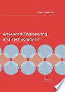 Advanced Engineering and Technology III