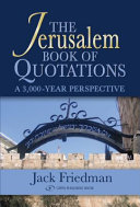 The Jerusalem Book of Quotations [Pdf/ePub] eBook