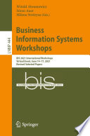 Business Information Systems Workshops Book