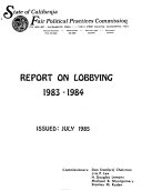 A Report on Lobbying