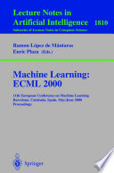 Machine Learning  ECML 2000