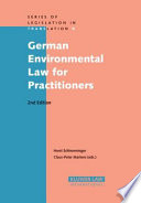 German Environmental Law For Practitioners