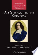 A Companion to Spinoza Book