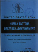 United States Army Human Factors Research & Development