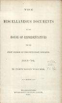 Sixth and Seventh Annual Reports for the Years 1889 and 1890