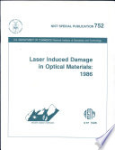 Laser Induced Damage in Optical Materials:1986