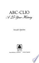 ABC-CLIO, a 25-year History