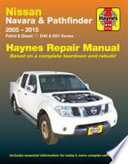Nissan Navara & Pathfinder Automotive Repair Manual