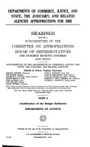 Departments of Commerce, Justice, and State, the Judiciary, and Related Agencies Appropriations for 2002
