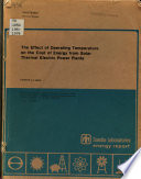 The Effect of Operating Temperature on the Cost of Energy from Solar Thermal Electric Power Plants Book